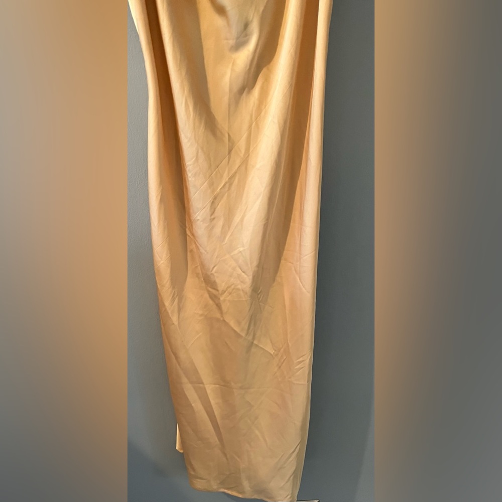 Forever 21 Gold Slip Dress - small - NWT - Picture 3 of 8